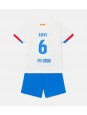 Barcelona Paez Gavi #6 Venkovní dres pro děti 2023-24 Krátký Rukáv (+ trenýrky)